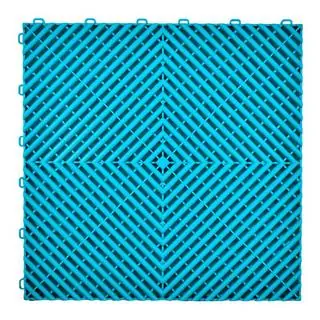 Baldosa modular P/P (40×40×1,8 cm, azul)