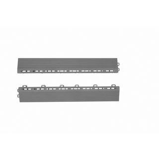 Rampa de montaje para pieza de rejilla P/P (40x6x1.8 cm, gris)