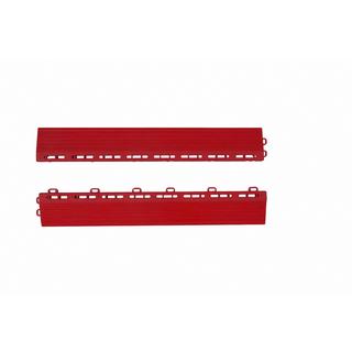 Barra de montaje para rejilla de malla P/P (40x6x1,8 cm, roja)