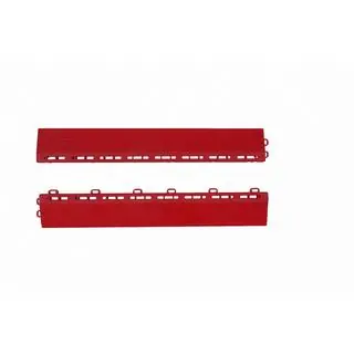 Barra de montaje para rejilla de malla P/P (40x6x1,8 cm, roja)