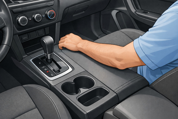 Qué hacer si tu coche no tiene un apoyabrazos derecho cómodo Foto 1