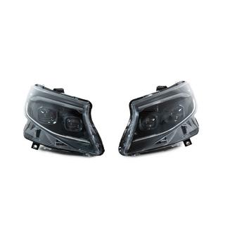 Faros delanteros 2025 Design LED Black (para Vito, 2 uds.) Mercedes Vito/V-class W447 2014- foto 2