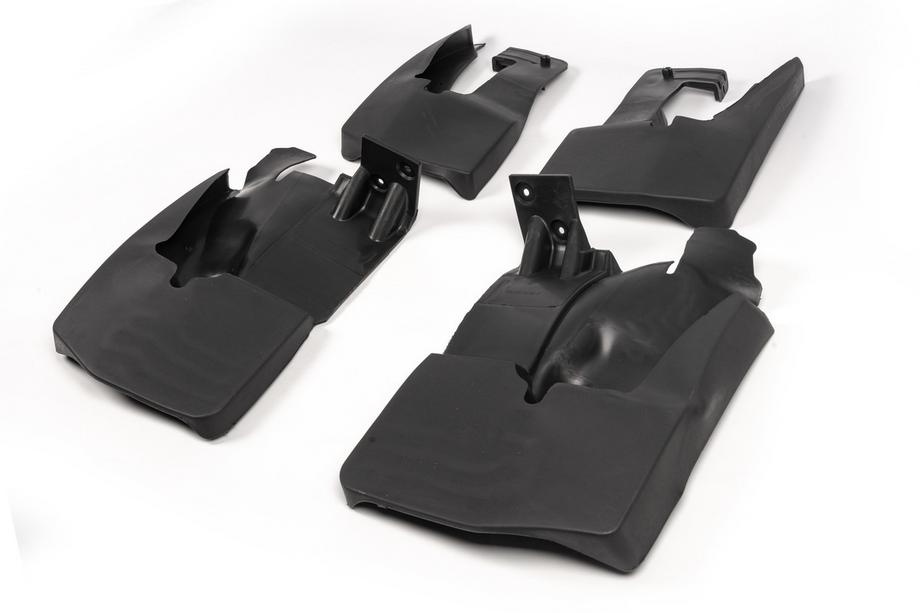 Volkswagen Crafter 2006-2016 Faldillas guardabarros Premium (goma) Delanteros y Traseros (para Rueda Simple) Foto 1