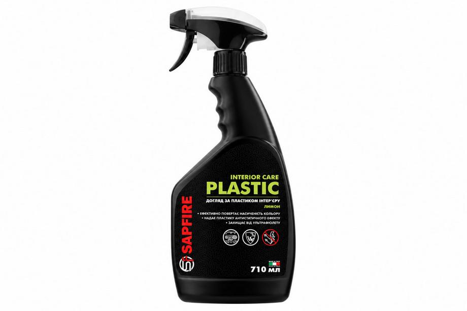 Limpiador y abrillantador de plásticos 710 ml SAPFIRE Plastic Cleaner & Polish - limón SONAX Image