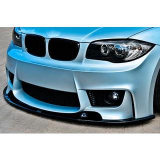 Lip spoiler delantero DPT (para 1M E87, 2004-2008, negro brillo) foto 1