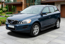 Volvo XC60 2009-2017 Estribos laterales Fullmond Black (2 uds., aluminio) foto 1