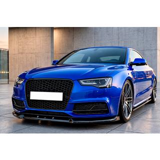 Splitter delantero para paragolpes Lip DPT V3 (2011-2015, negro brillo) Audi A5 2007-2015 foto 1