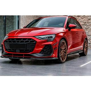 Lip delantero de parachoques Lip DPT V1 (Para RS3, 2024+, negro brillo) Audi A3 2020- foto 1