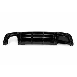 Difusor trasero DPT (2016-2020, SD, negro brillo) Audi A3 2012-2020 foto 2