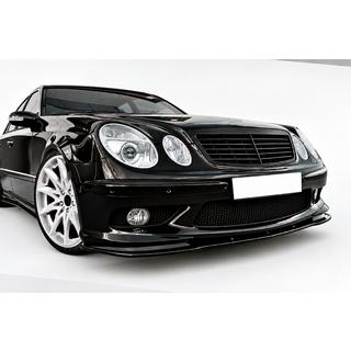 Lip spoiler delantero DPT (para AMG, 2002-2006, negro brillo) Mercedes E-class W211 2002-2009