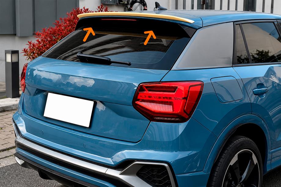 Audi Q2 2016- Alerón DPT (2016-2020, negro brillo) Image