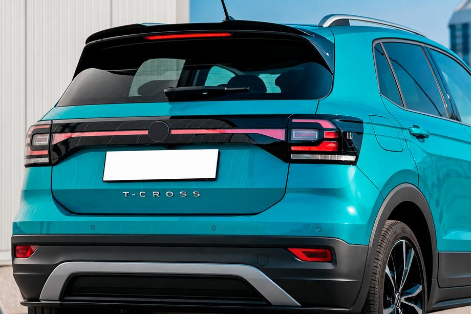 Volkswagen T-Cross 2019- Alerón DPT (Negro Brillante) Image