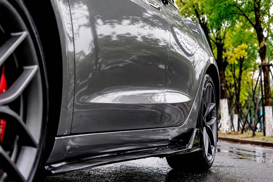 Tesla Model 3 2017- Molduras de umbral de puerta Turbo (para 2017-2023) Foto 1