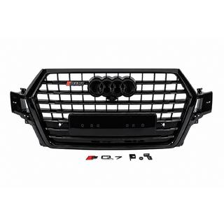 Parrilla delantera estilo SQ7 (2015-2019, negra) Audi Q7 2015–2026