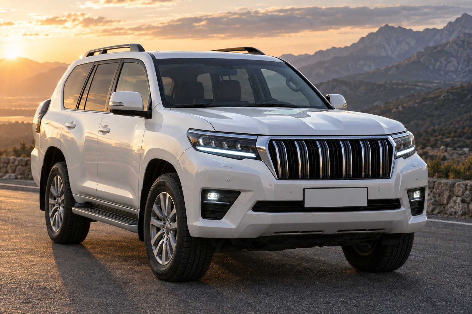 Toyota Land Cruiser Prado 150 al estilo del restyling 2017+: kits y qué cambiar