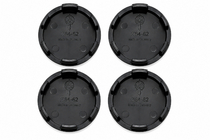Tapones centrales de llanta negros (64x62 mm, juego de 4) foto 2