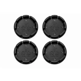Tapas de buje negras para llantas (56×52 mm, pack de 4) foto 2