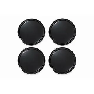 Tapas de buje negras para llantas (56×52 mm, pack de 4) foto 1