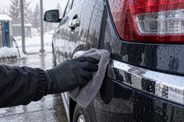 Lavado del coche en invierno y tuning: kit, cromados, alerón — qué se permite