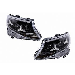 Faros delanteros OEM LED 2026 Black (para Vito, 2 uds.) Mercedes Vito/V-class W447 2014-