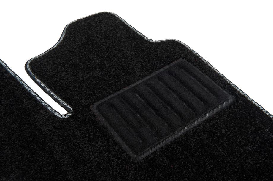 Almohadilla de talón de velour (negra) Image