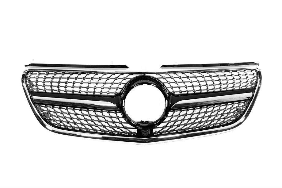 Mercedes Vito/V-class W447 2014- Parrilla delantera Diamond Black (2014-2023 para Vito W447) Foto 1