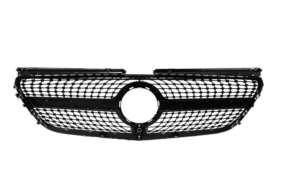 Mercedes Vito/V-class W447 2014- Parrilla delantera Diamond Black (2014-2023 para Vito W447) Foto 5