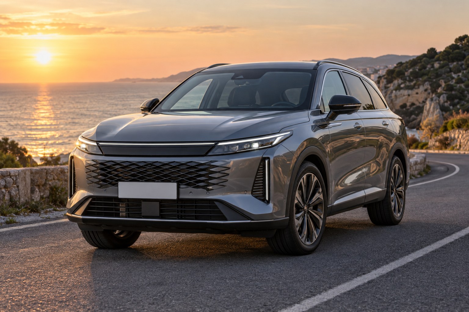 Omoda 9 SHS: híbrido enchufable de Chery con 443 CV y 1 100 km de autonomía