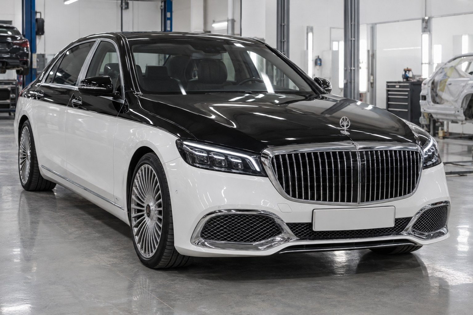 Mercedes S-Class W221 con estilo W222 o W223: restyling dos generaciones después – incluye Maybach y S63