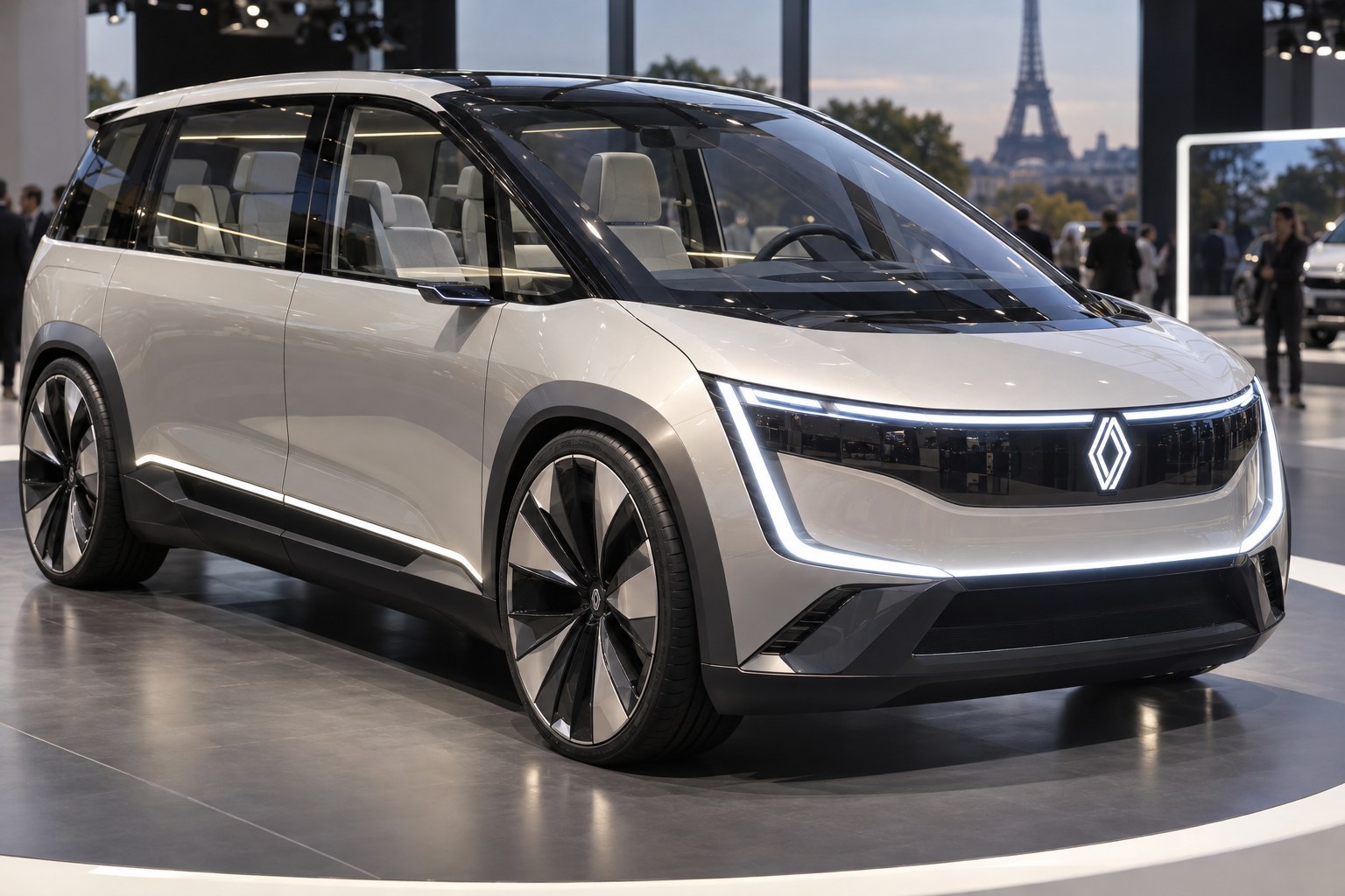 Renault E-Space Concept: monovolumen eléctrico en homenaje al Espace 1984 – lo mostrado en París