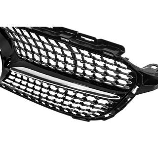 Parrilla delantera Diamond Black (para Avantgarde/AMG-Line/C43 AMG) Mercedes C-class W205 2014-2021 foto 4