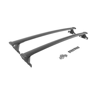 Barras transversales de techo negras para rieles integrados OEM (Aluminio) foto 3