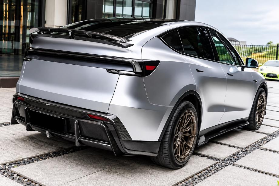 Tesla Model Y 2020- Kit de carrocería Carbon Aerokit (para 2025+) Foto 2