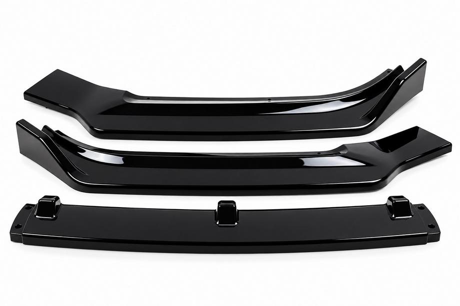Audi A4 B9 2015-2024 Lip spoiler para parachoques delantero (para Base 2015-2019, ABS) Foto 1