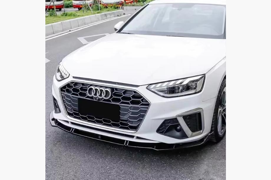 Audi A4 B9 2015-2024 Lip spoiler de paragolpes delantero (para S-Line 2019-2024, ABS) Foto 7