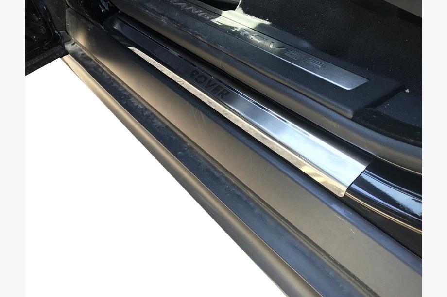 Range Rover Evoque 2012-2018 Protectores de umbral Natanika Premium (4 uds, acero inoxidable) Image