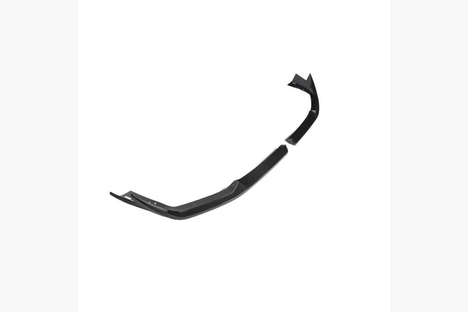 BMW X6 G06 2019–2027 Extensiones lip del paragolpes delantero Flap (para F96 2018-2022, Carbono) Foto 3