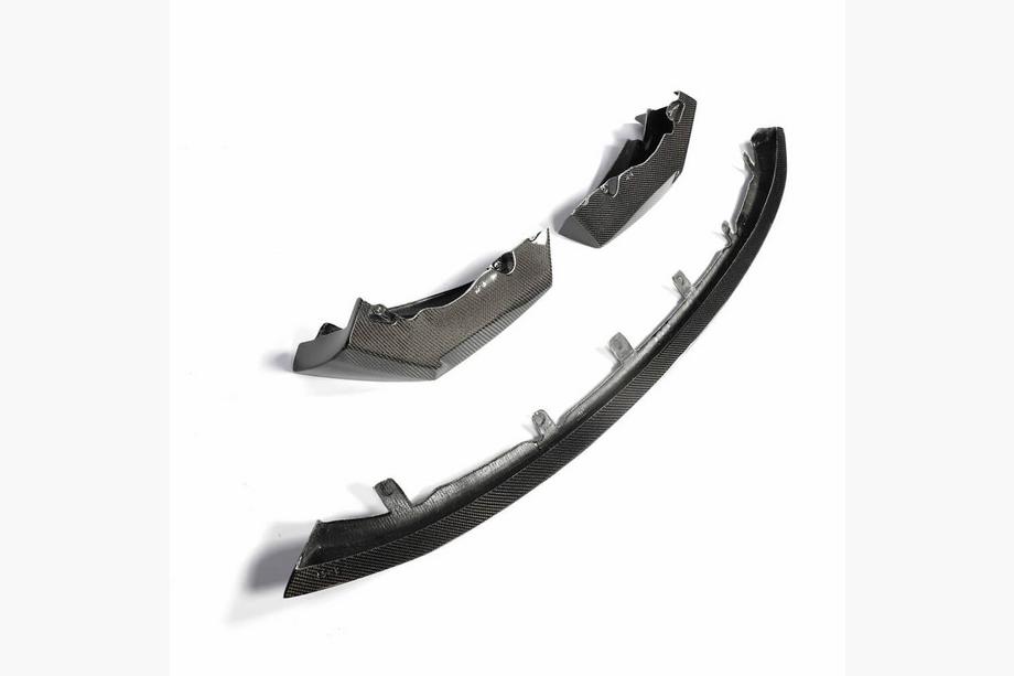 BMW 3 Series G20/G21 2018- Lip spoiler de parachoques delantero Lip V12 (para G80, carbono) Foto 7
