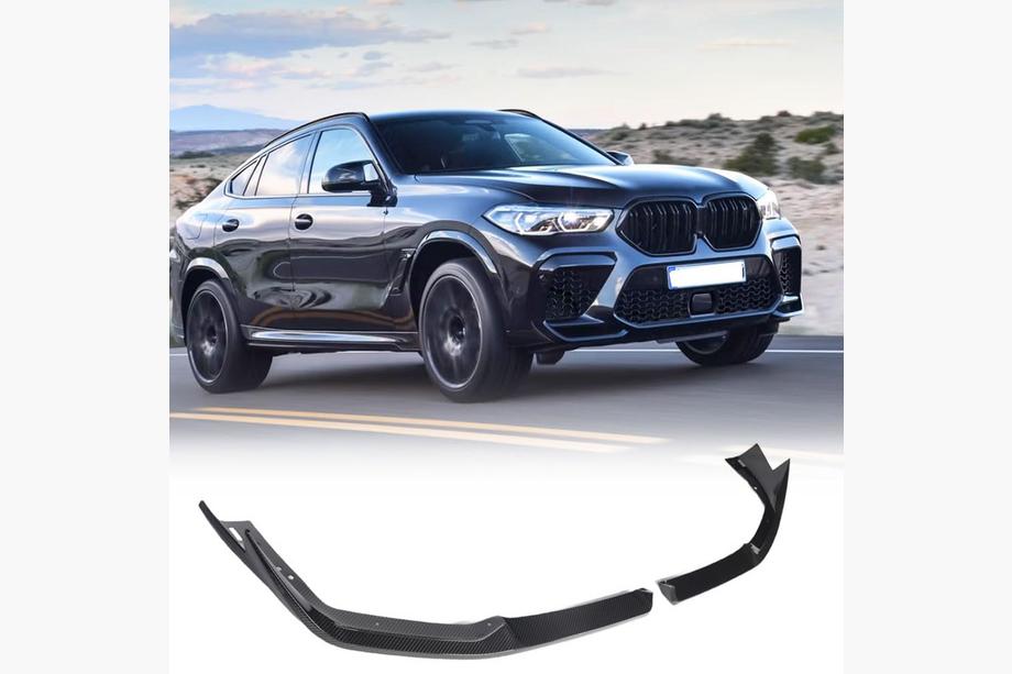 BMW X6 G06 2019–2027 Embellecedores de flap para paragolpes delantero Flap (2018-2022, carbono) Foto 1