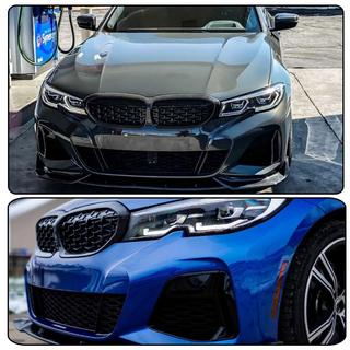 Parrillas tipo riñón Diamond Carbon (2018-2022) BMW 3 Series G20/G21 2018- foto 3