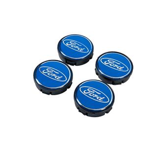 Tapones centrales de llanta 59/55 mm, azul (4 uds) foto 2