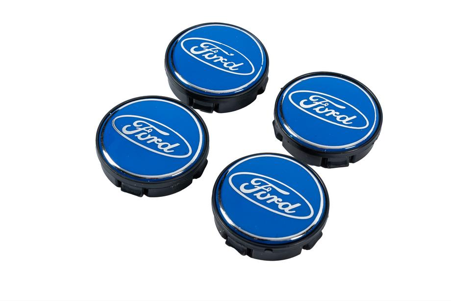 Ford Tapones centrales de llanta 59/55 mm, azul (4 uds) Foto 2