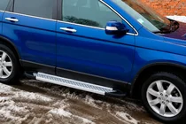 Honda CRV 2007-2011 Estribos Laterales Allmond Grey (2 uds., Aluminio) foto 2