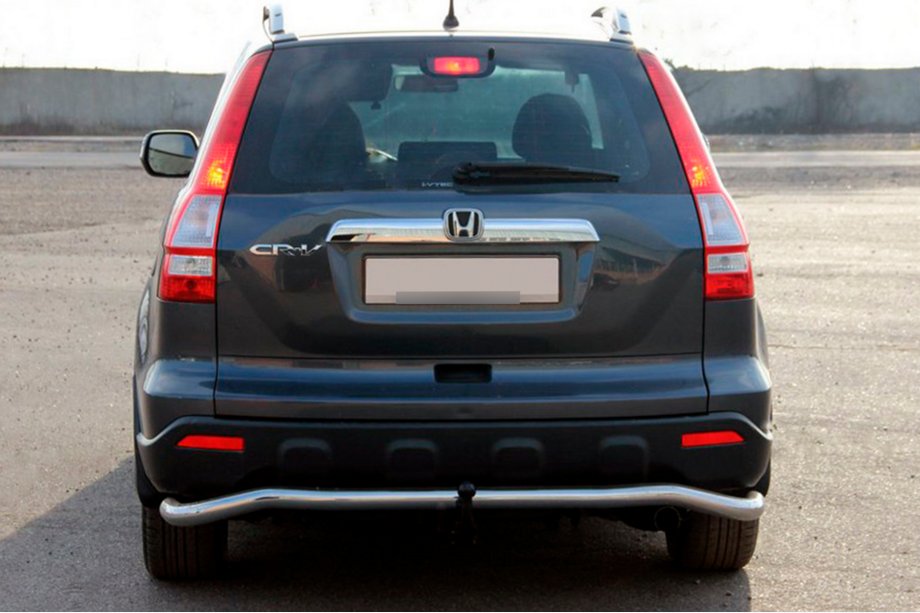Honda CRV 2007-2011 Barra Trasera AK008 (Acero Inoxidable) Foto 1