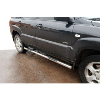 Tubos Laterales (2 uds., Acero Inoxidable) Kia Sportage 2004-2010 foto 4