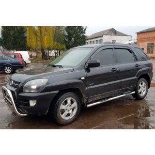 Tubos Laterales (2 uds., Acero Inoxidable) Kia Sportage 2004-2010 foto 1