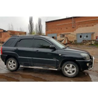 Tubos Laterales (2 uds., Acero Inoxidable) Kia Sportage 2004-2010 foto 2