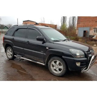 Tubos Laterales (2 uds., Acero Inoxidable) Kia Sportage 2004-2010 foto 3