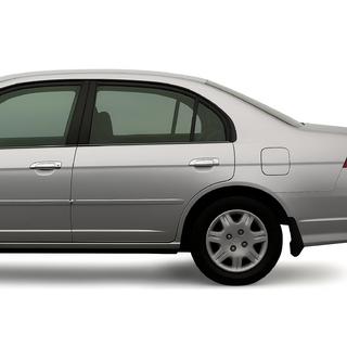 Cubiertas Cromadas para Manijas de Puerta (8 uds, Plástico) Honda Civic Sedan VII 2001-2006 foto 1