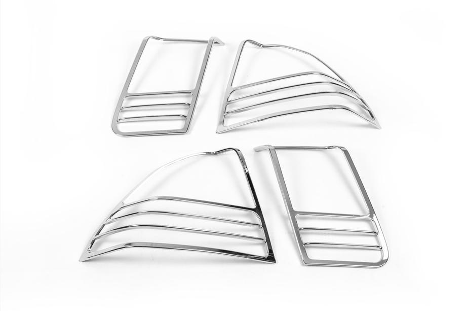 Honda Civic Sedan VII 2001-2006 Cubiertas Cromadas para Luces Traseras (2 uds, plastico) Foto 3